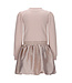 Le Chic winter jurk meisjes - wit - Salloon - glitter, gebreid