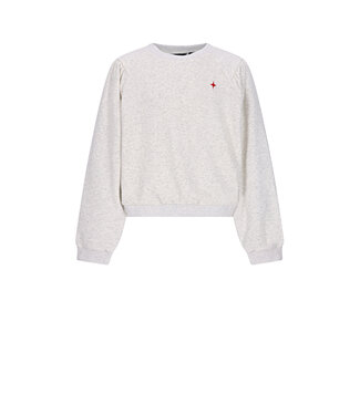 NoBell winter sweater meisjes - grijs - Kaila - furry