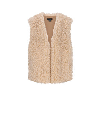 NoBell winter gilet meisjes - wit - Kath - furry