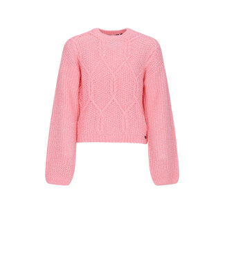 NoBell winter sweater meisjes - roze - Katy - gebreid