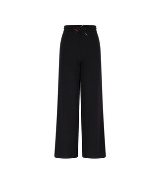 NoBell winter wide leg broek meisjes - zwart - Sally - rib