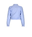 NoBell winter blouse meisjes - licht blauw - Tikky - gestreept, cropped