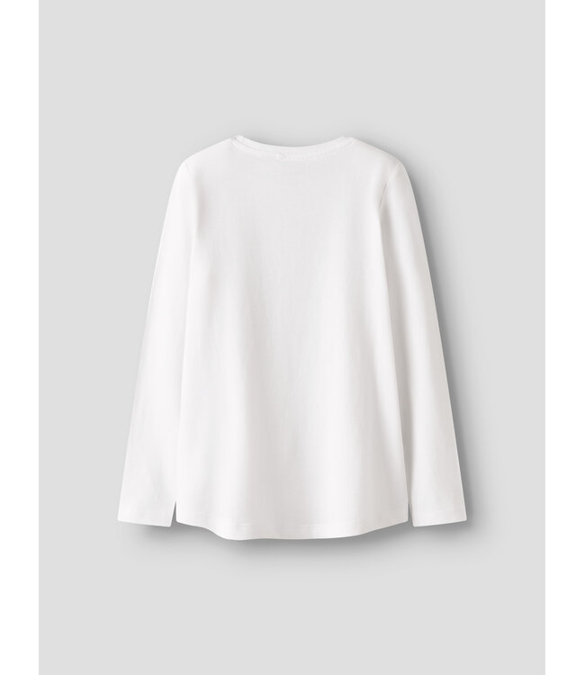 Name it winter top meisjes - wit - NkfViolet - loose fit