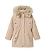 Name it winter winterjas meisjes - beige - NkfMilla - parka