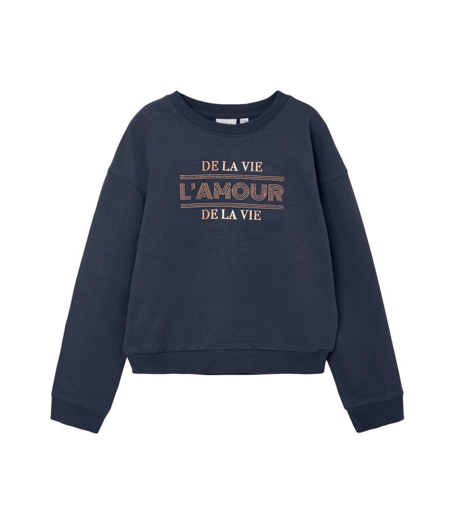 Name it winter sweater meisjes - blauw - NkfPramour