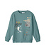 Name it winter sweater jongens - mineraal blauw - NkmPbambo