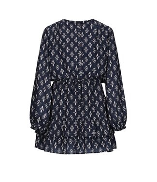 NoBell winter jurk meisjes - navy blauw - Mayal