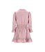 Le Chic winter jurk meisjes - roze - Swanta - silky, ruffle