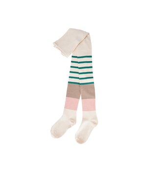 NoNo winter colorblocking maillot meisjes - zand - Rachel - gestreept