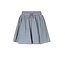 NoNo winter voile rok meisjes - groen - Nele - metallic