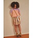 NoNo winter plisse rok meisjes - paars - Nele - metallic