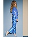 NoNo winter nep leren wide leg broek meisjes - blauw - Simona