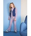 NoNo winter jersey flare broek meisjes - blauw - Sady - AOP, rib