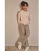 NoNo winter jersey flare broek meisjes - wit - Sady - AOP, rib