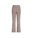 NoNo winter jersey flare broek meisjes - wit - Sady - AOP, rib