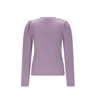 NoNo winter jersey t-shirt meisjes - groen - Kiva - gebreid