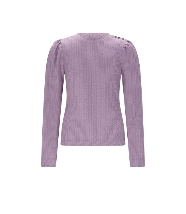 NoNo winter jersey t-shirt meisjes - groen - Kiva - gebreid