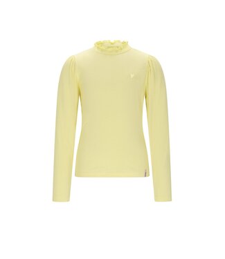 NoNo winter jersey t-shirt meisjes - geel - Koss - rib, ecovero