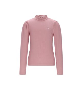 NoNo winter jersey t-shirt meisjes - roze - Koss - ecovero, rib