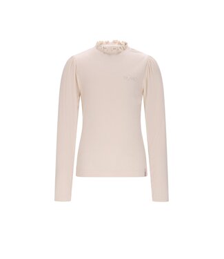 NoNo winter jersey t-shirt meisjes - wit - Koss - ecovero, rib