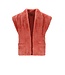 NoNo winter gilet meisjes - roze - Kila - bont