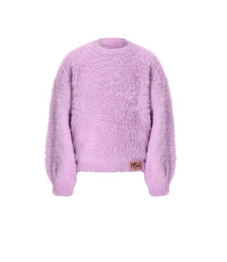 NoNo winter sweater meisjes - paars - Kate - gebreid, zacht, fluffy