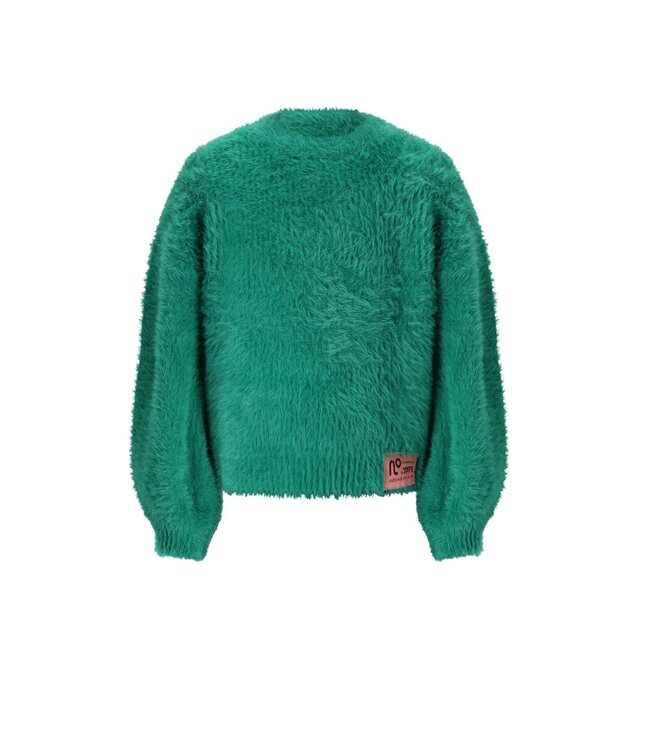NoNo winter sweater meisjes - groen - Kate - gebreid, zacht, fluffy