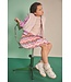 NoNo winter stepped jas meisjes - paars - Doris - bont