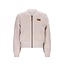 NoNo winter velvet stepped jas meisjes - wit - Doris