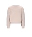NoNo winter sweater meisjes - wit - Konono - vevet contrast mouwen
