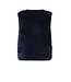 NoNo winter gilet meisjes - navy blauw - Katya - omkeerbaar
