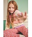NoNo winter sweater meisjes - paars - Kendra - flully, gestreept
