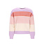 NoNo winter sweater meisjes - paars - Kendra - flully, gestreept