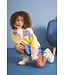 NoNo winter sweater meisjes - wit - Kendra - fluffy, gestreept