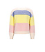 NoNo winter sweater meisjes - wit - Kendra - fluffy, gestreept