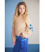NoNo winter sweater meisjes - wit - Kem - gebreid, bloem borduursel