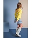 NoNo winter sweater meisjes - geel - Konono - furry, print