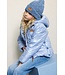 NoNo winter sjaal + muts set meisjes - bruin - Rana - chanille, gebreid, animal