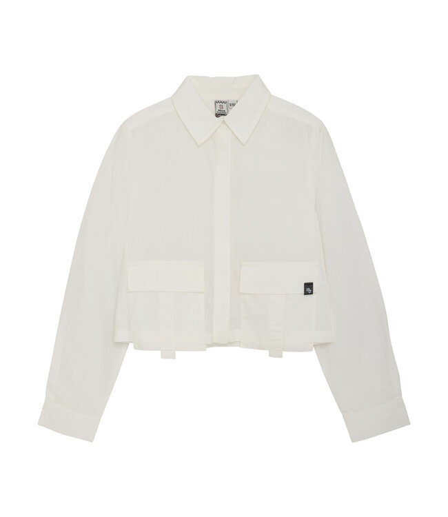 Indian Blue Jeans Winter t-shirt meisjes - wit - cropped