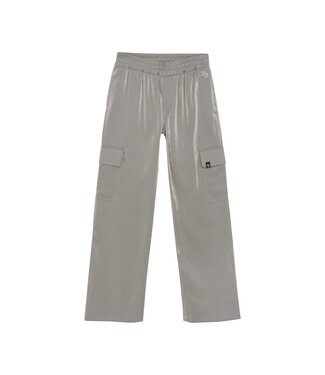 Indian Blue Jeans Winter cargo broek meisjes - grijs - wide leg/shiny
