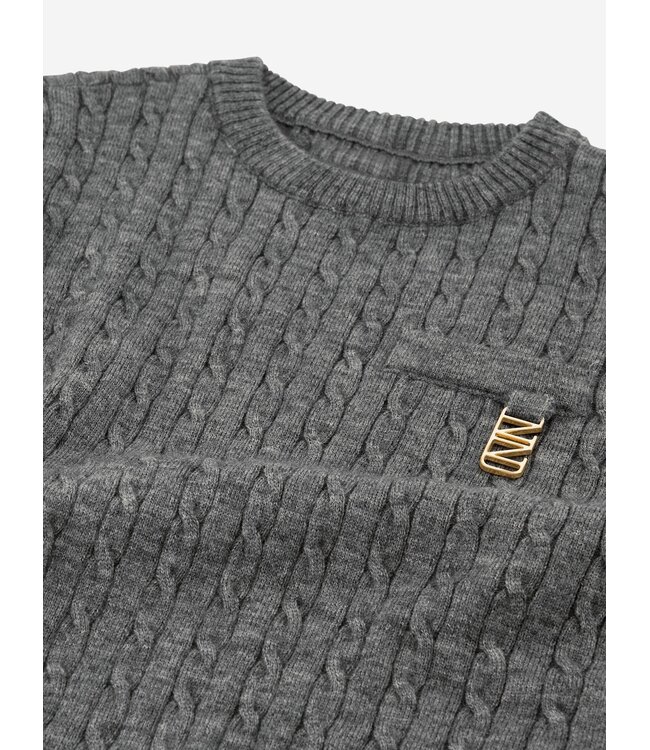 Nik&Nik winter top meisjes - grijs - Xia