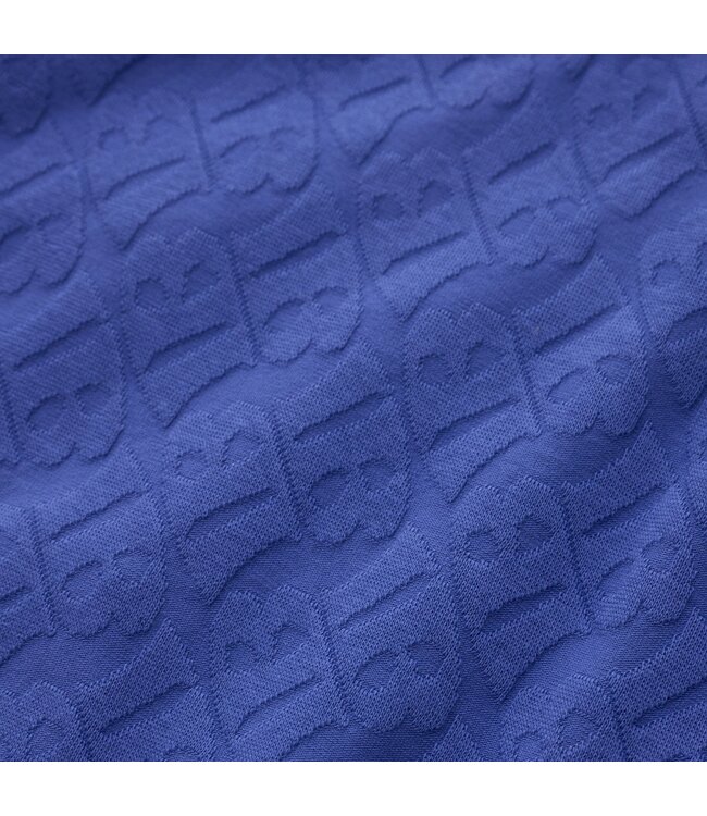 Indian Blue Jeans Winter t-shirt meisjes - blauw - longsleeve/logo/Jacquard