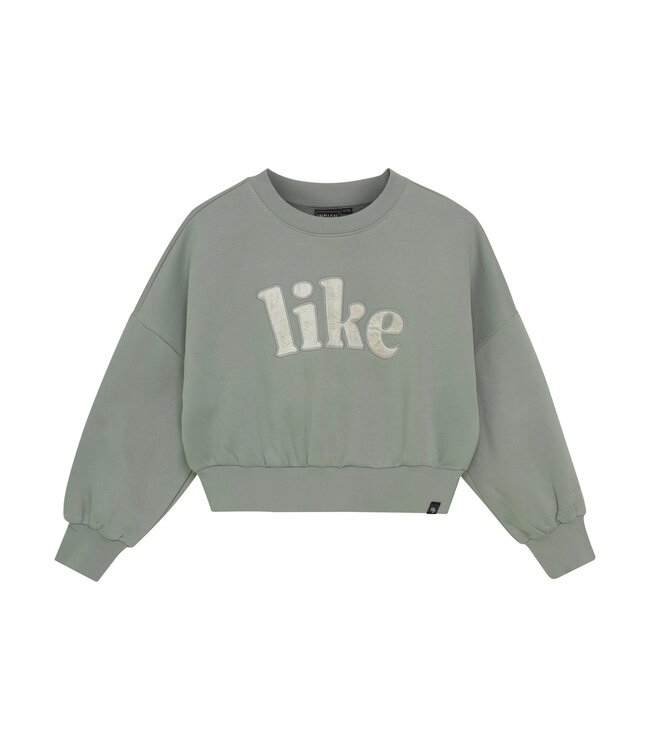 Indian Blue Jeans Winter sweater meisjes - groen - Satijn