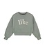 Indian Blue Jeans Winter sweater meisjes - groen - Satijn