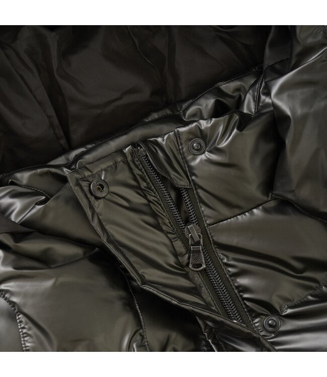 Indian Blue Jeans Winter winterjasjas meisjes - bruin - metallic