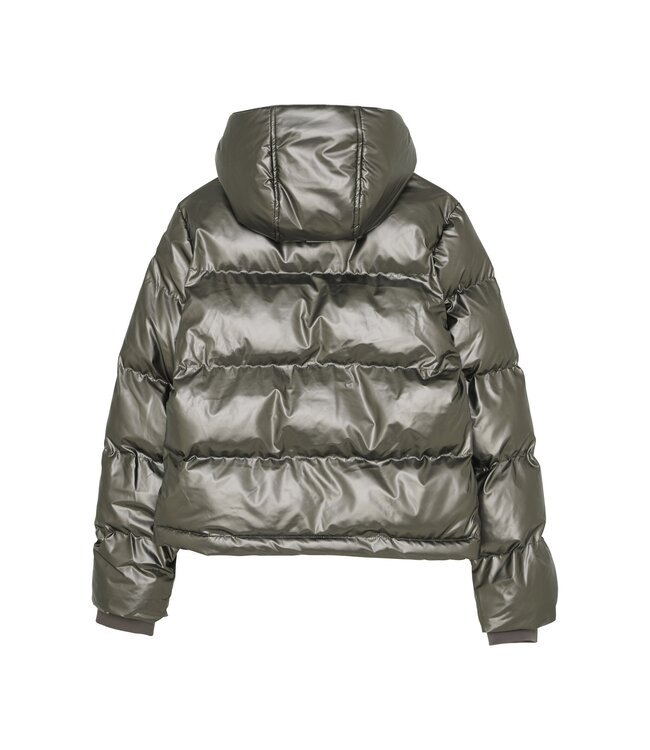 Indian Blue Jeans Winter winterjasjas meisjes - bruin - metallic