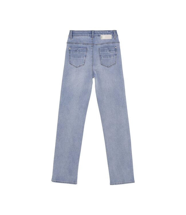 Indian Blue Jeans Winter jeansbroek meisjes - blauw - straight fit/studs