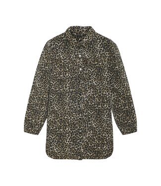 Indian Blue Jeans Winter jurk meisjes - zand - luipaard