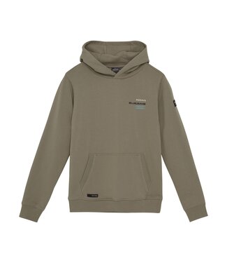 Indian Blue Jeans Winter hoodie jongens - bruin - backprint