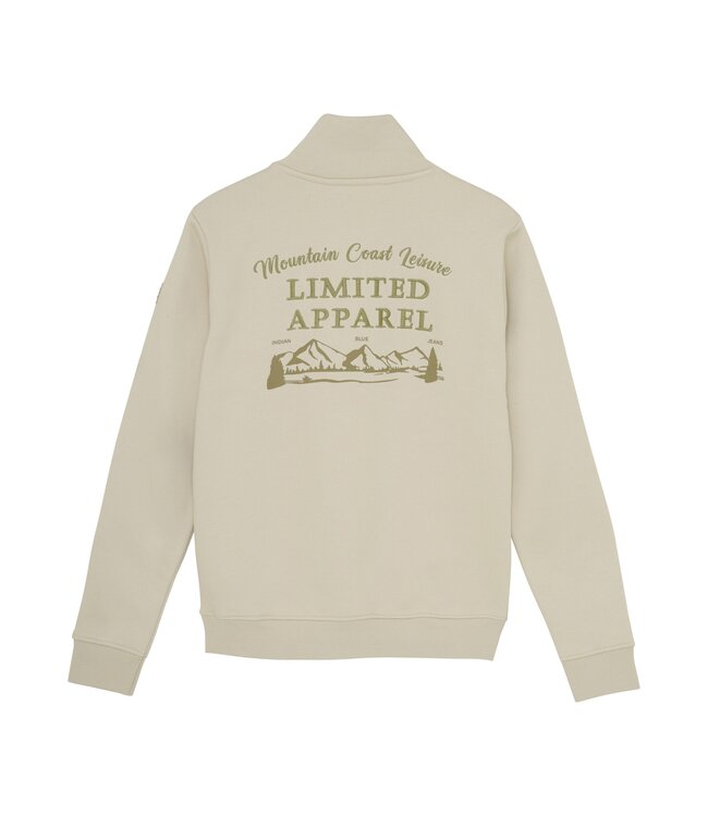 Indian Blue Jeans Winter sweater jongens - zand - rits/print